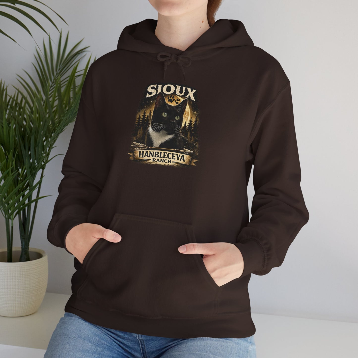 Sioux Blackout Unisex Heavy Blend™ Hooded Sweatshirt