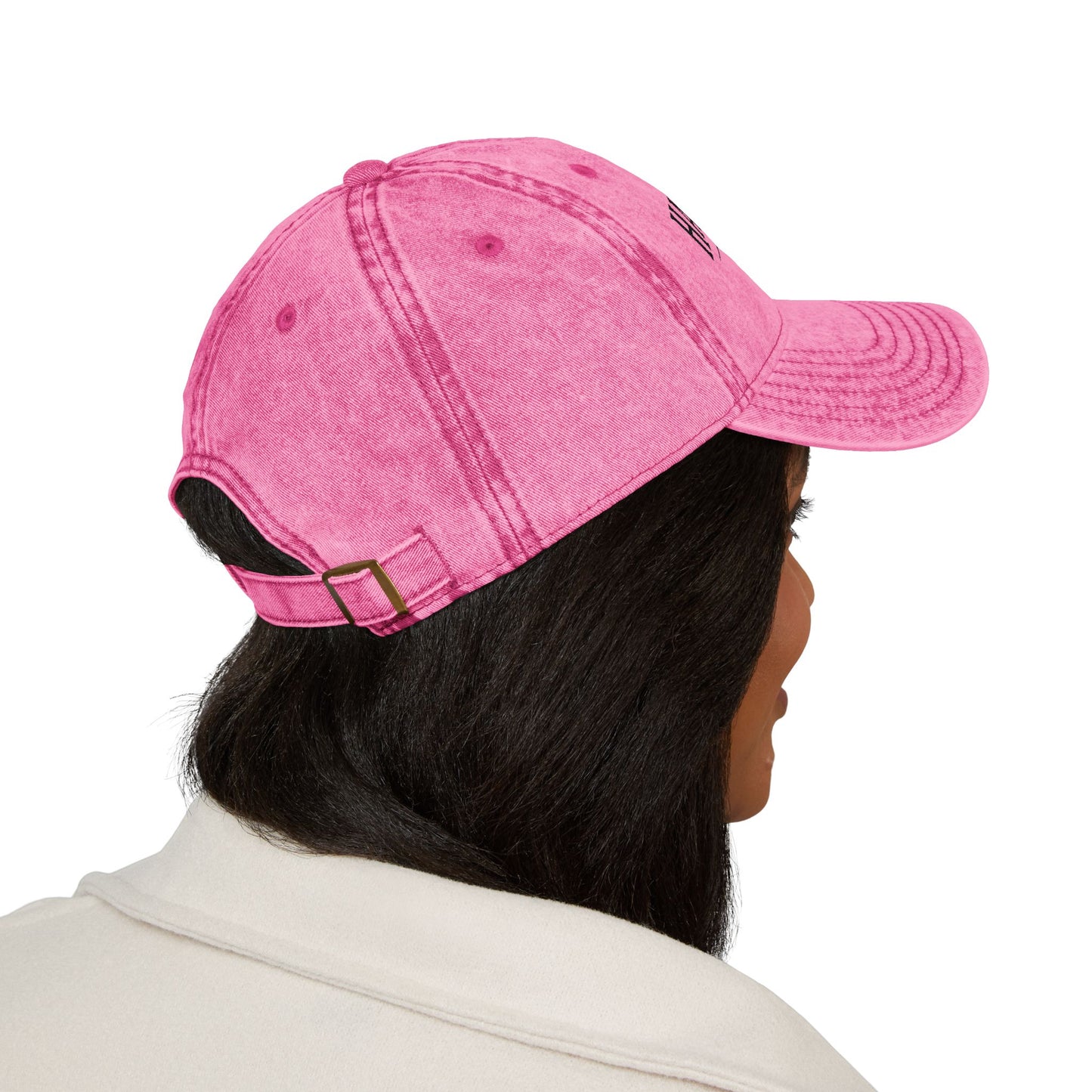Vintage Embroidered Cap – "Hanbleceya Ranch" Distressed Hat