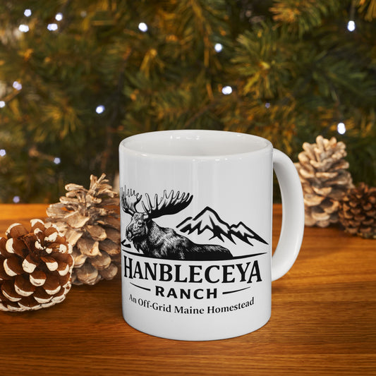 Hanbleceya Ranch Moose Logo Coffee Mug (11oz & 15oz)