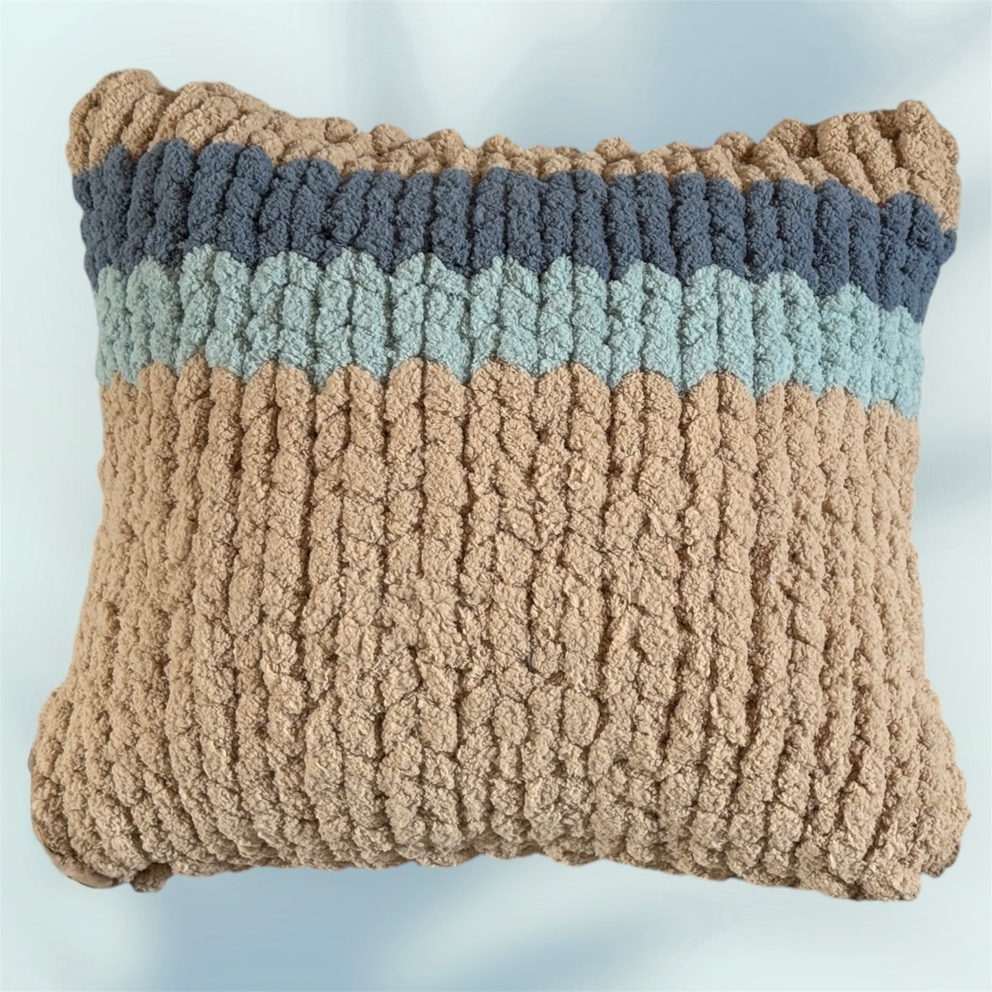 Custom ~16” x 16” Chunky Square Pillow