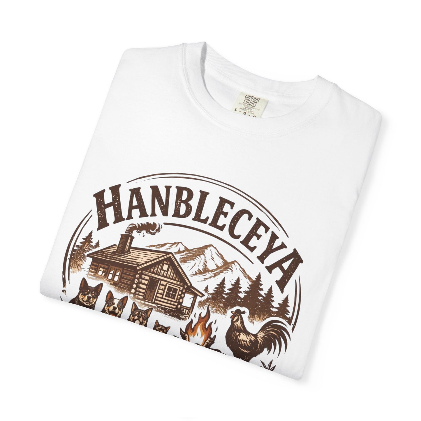 Hanbleceya Ranch - Unisex Garment-Dyed T-shirt