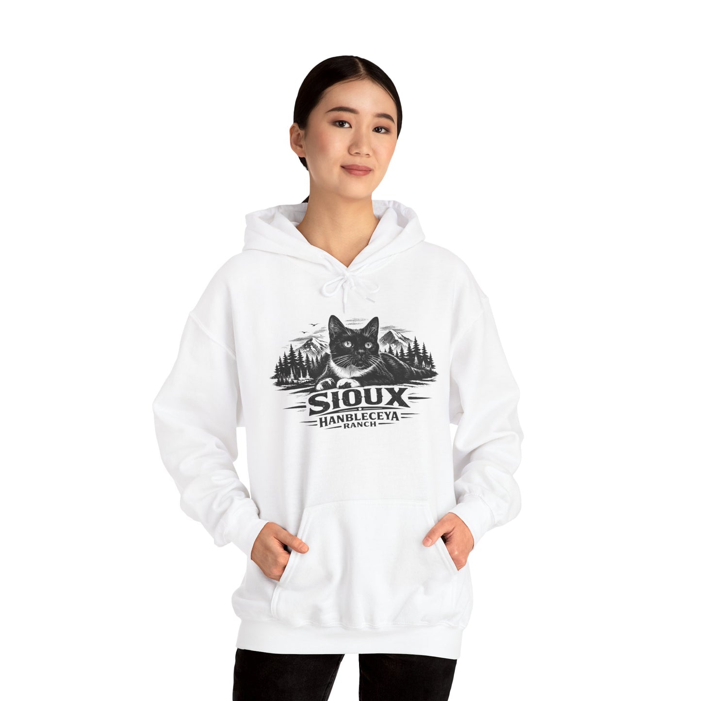 Sioux Hoodie – Rustic Forest Graphic Sweatshirt