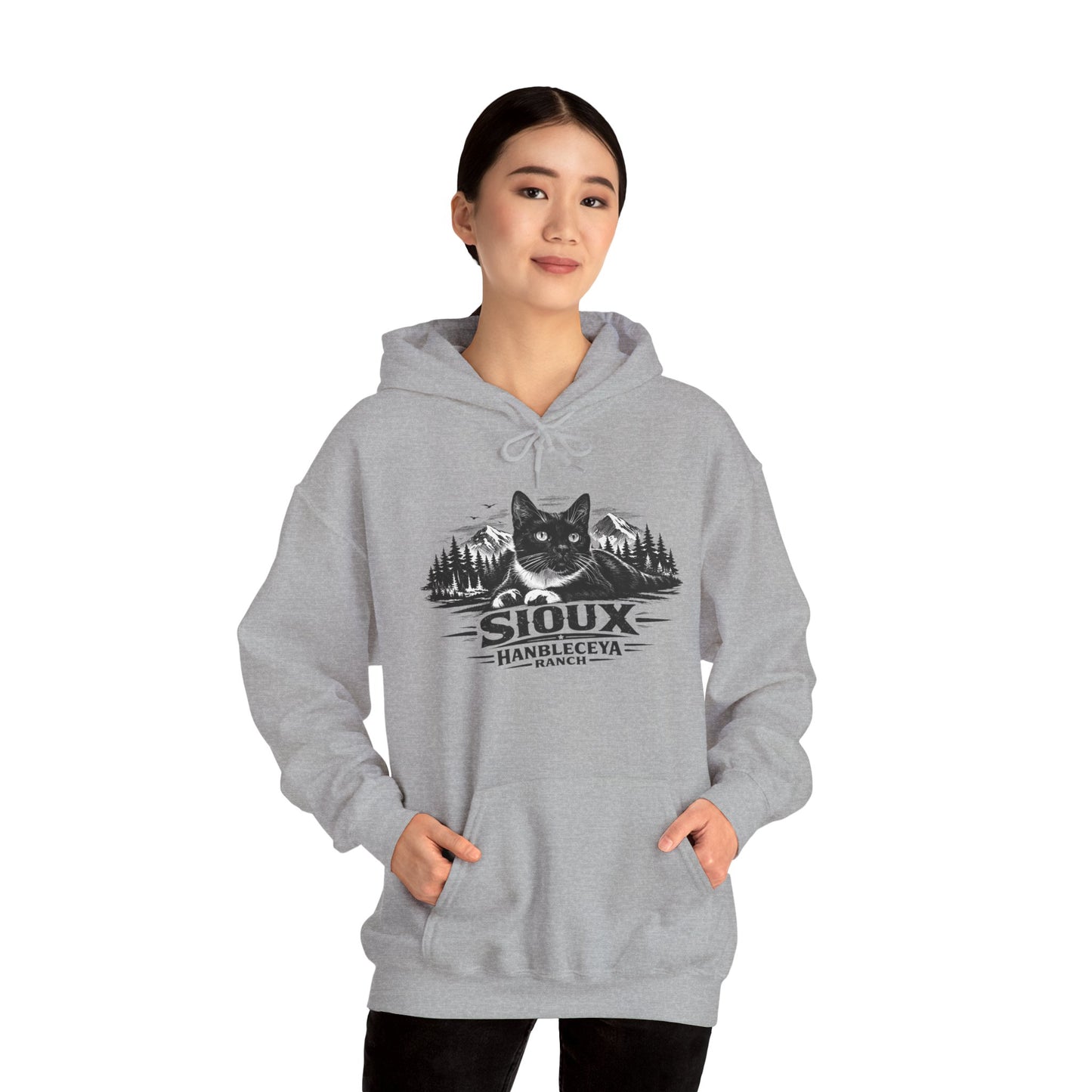 Sioux Hoodie – Rustic Forest Graphic Sweatshirt