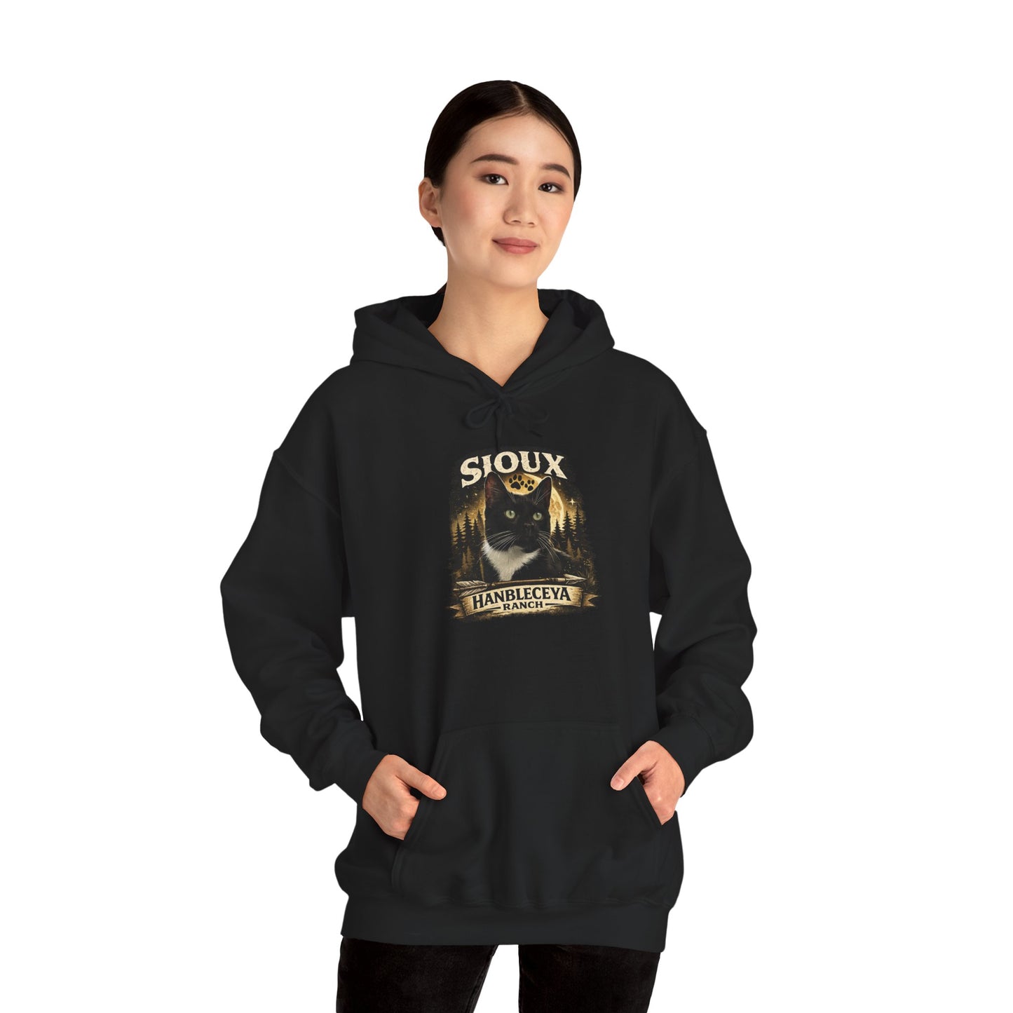 Sioux Blackout Unisex Heavy Blend™ Hooded Sweatshirt