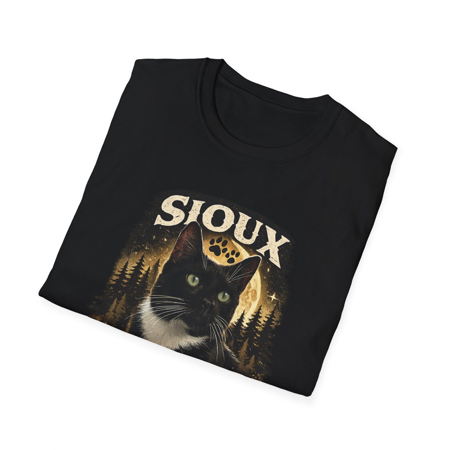 Sioux Blackout Ranch T-Shirt — Vintage Forest Graphic Tee