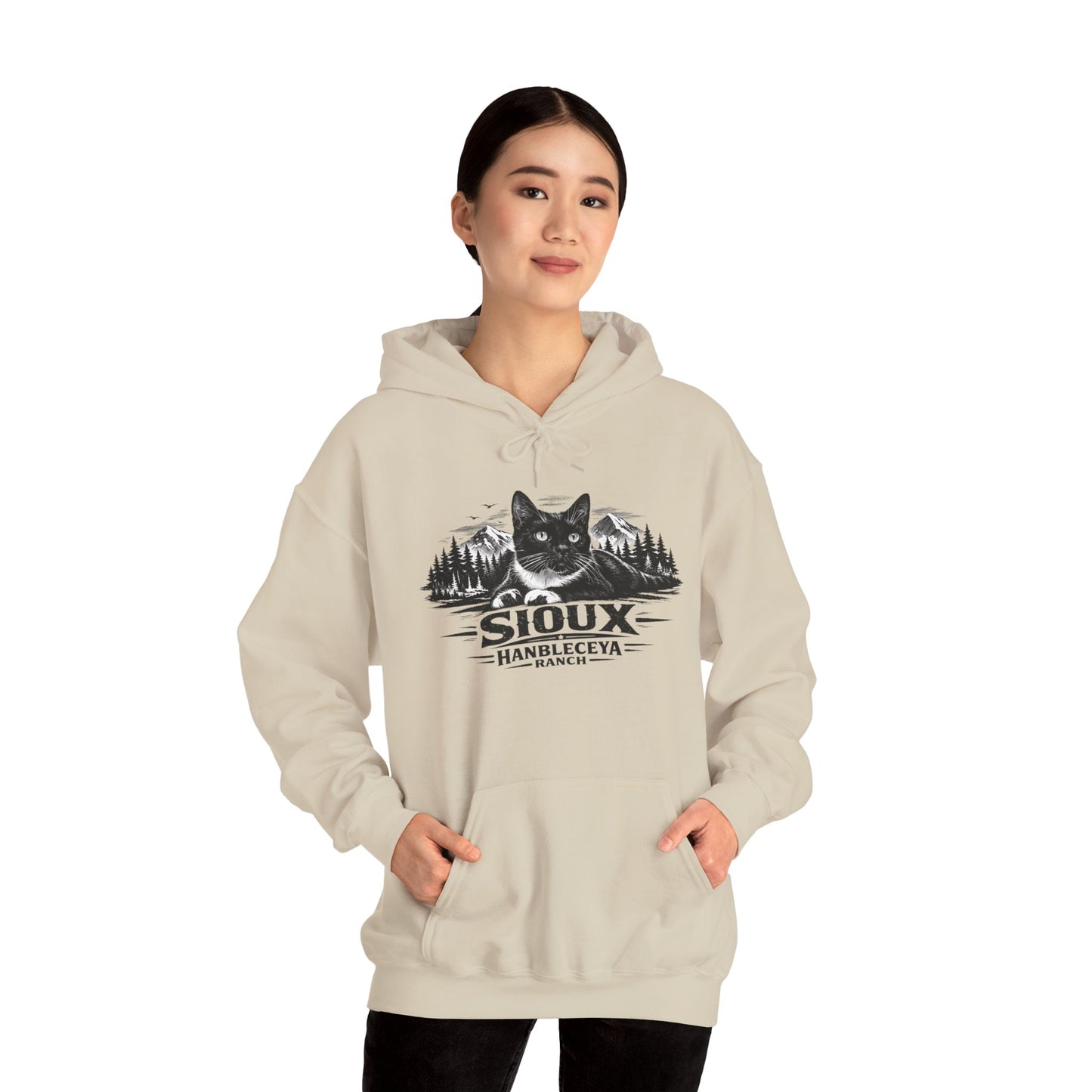 Sioux Hoodie – Rustic Forest Graphic Sweatshirt