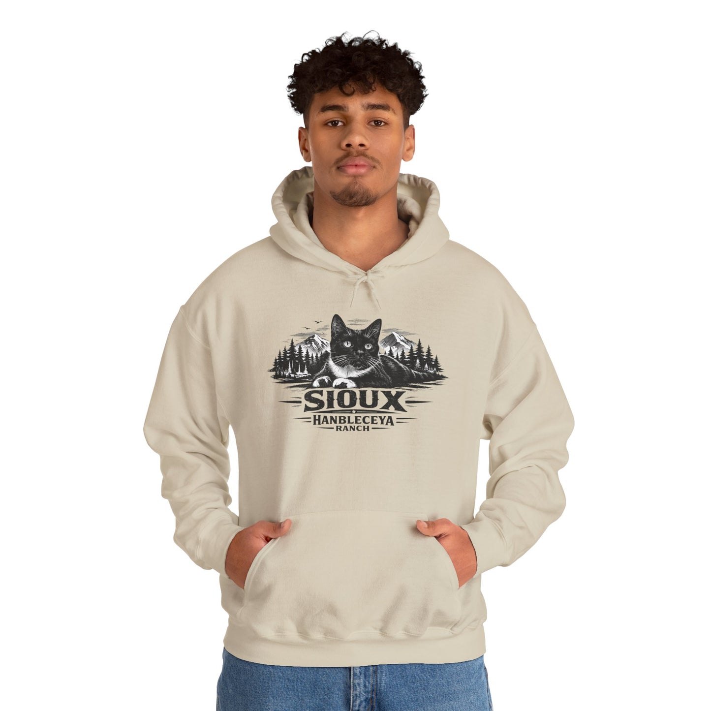 Sioux Hoodie – Rustic Forest Graphic Sweatshirt