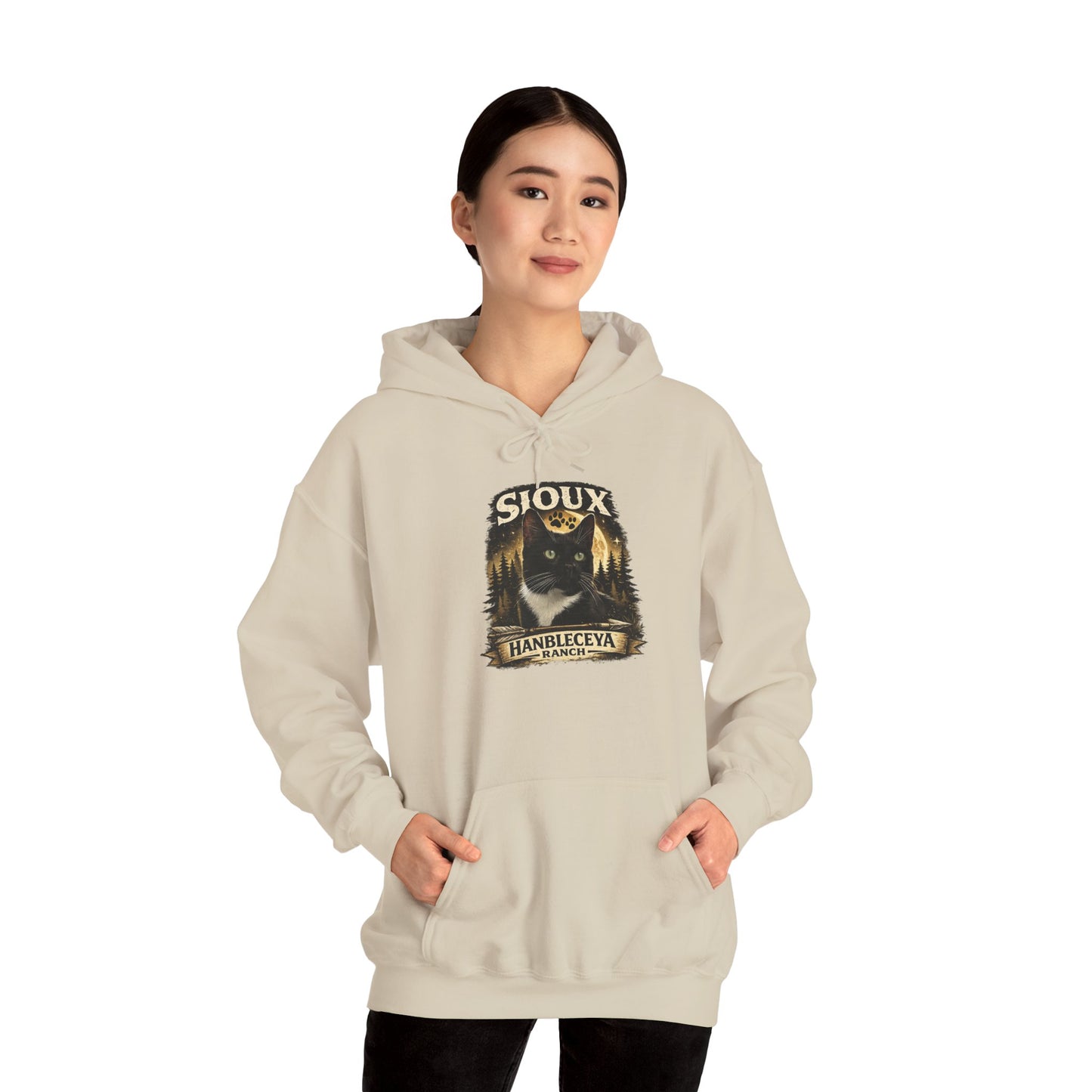 Sioux Blackout Unisex Heavy Blend™ Hooded Sweatshirt