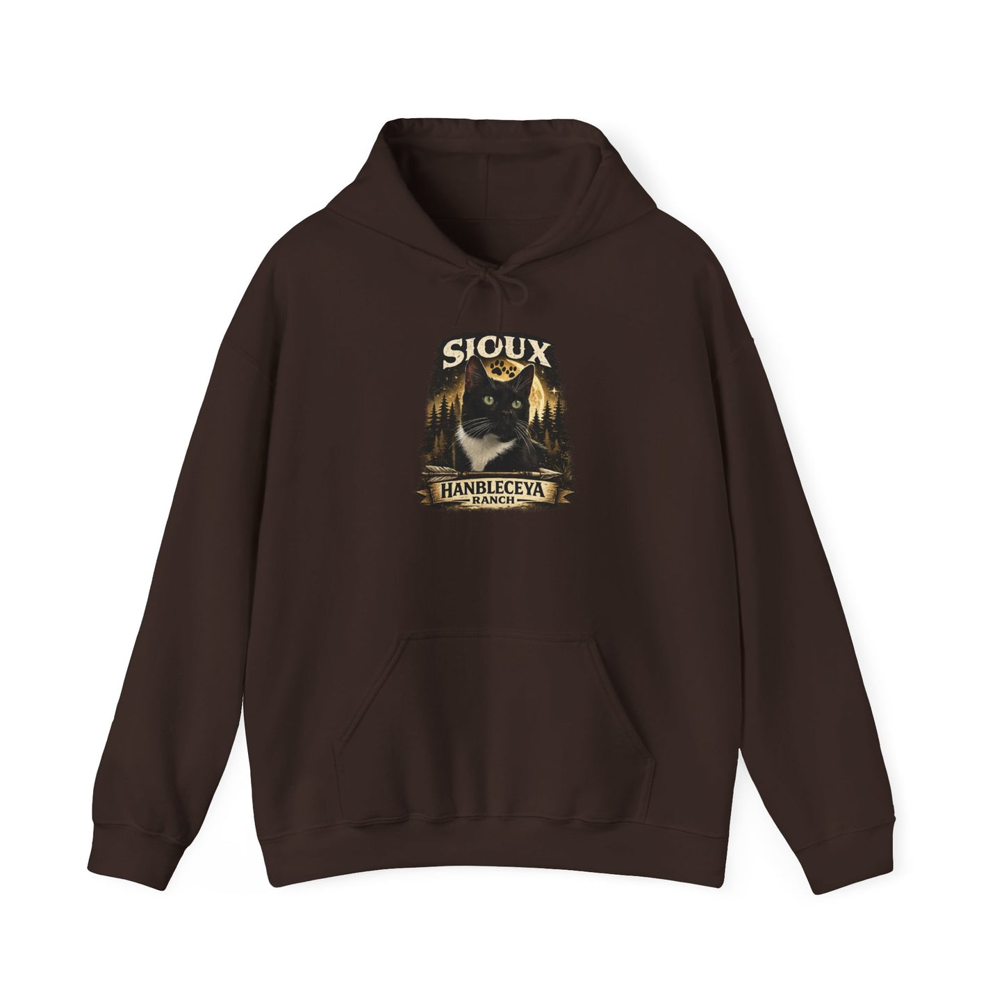Sioux Blackout Unisex Heavy Blend™ Hooded Sweatshirt