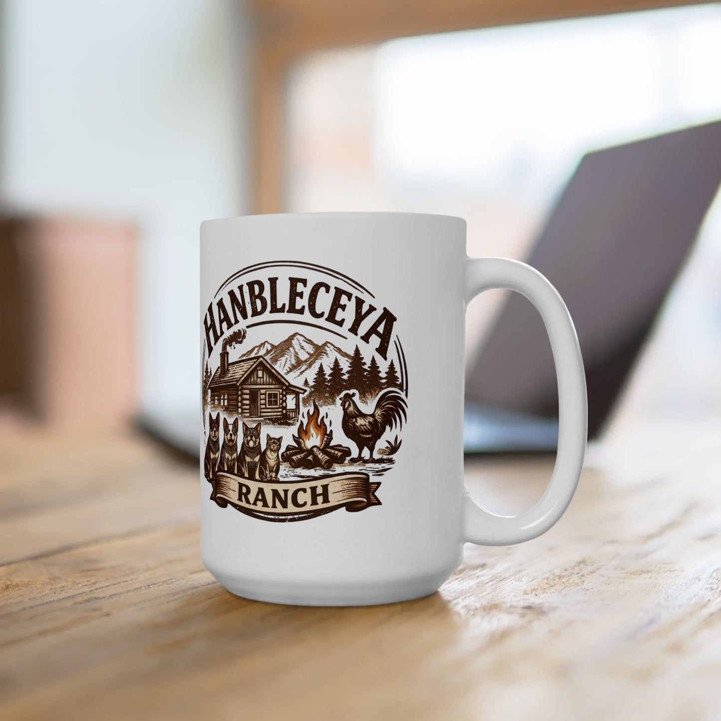 Hanbleceya Ranch - Ceramic Mug, (11oz, 15oz)