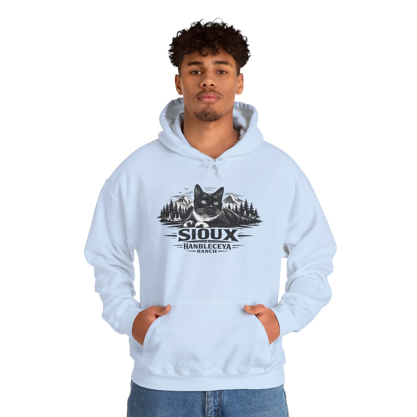 Sioux Hoodie – Rustic Forest Graphic Sweatshirt