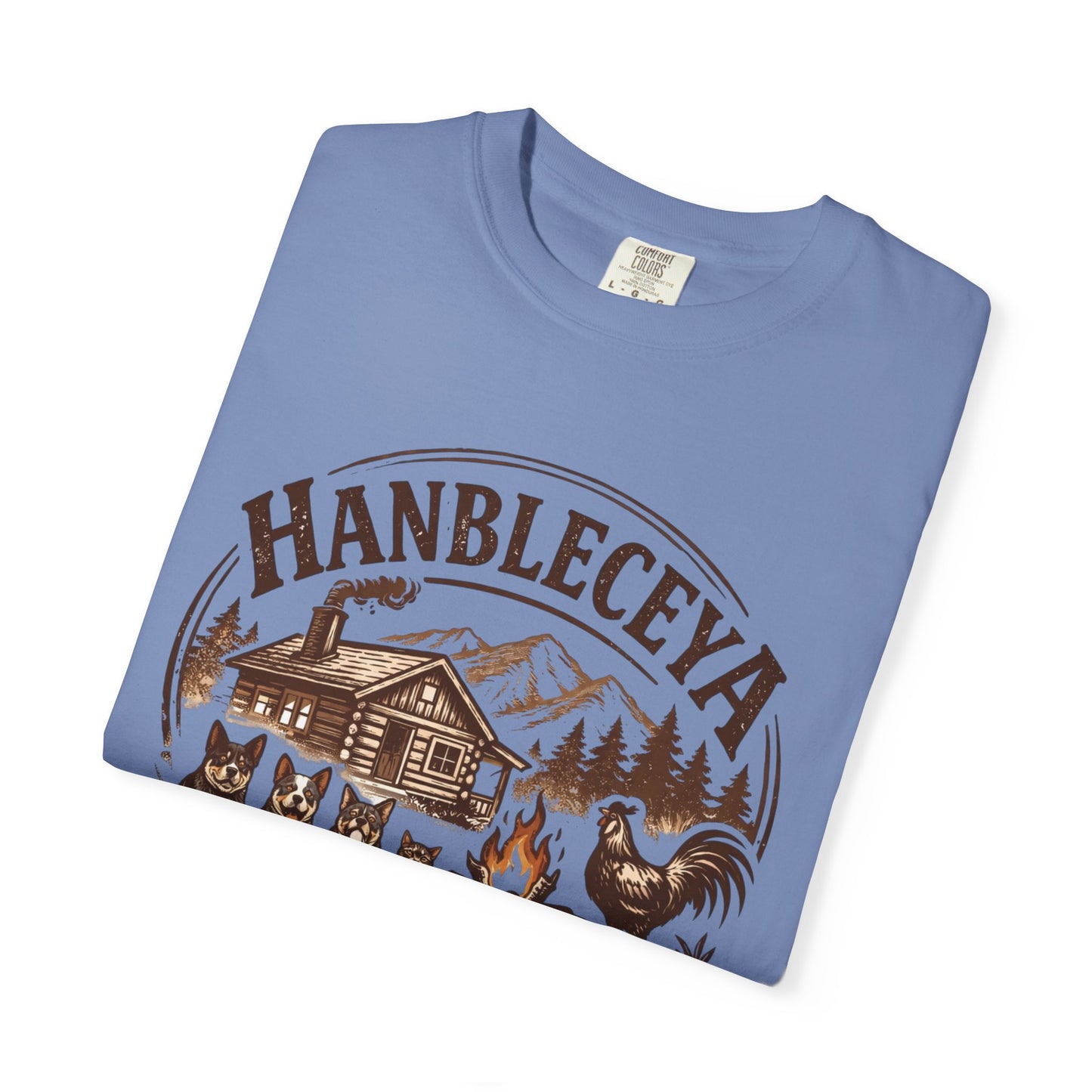Hanbleceya Ranch - Unisex Garment-Dyed T-shirt