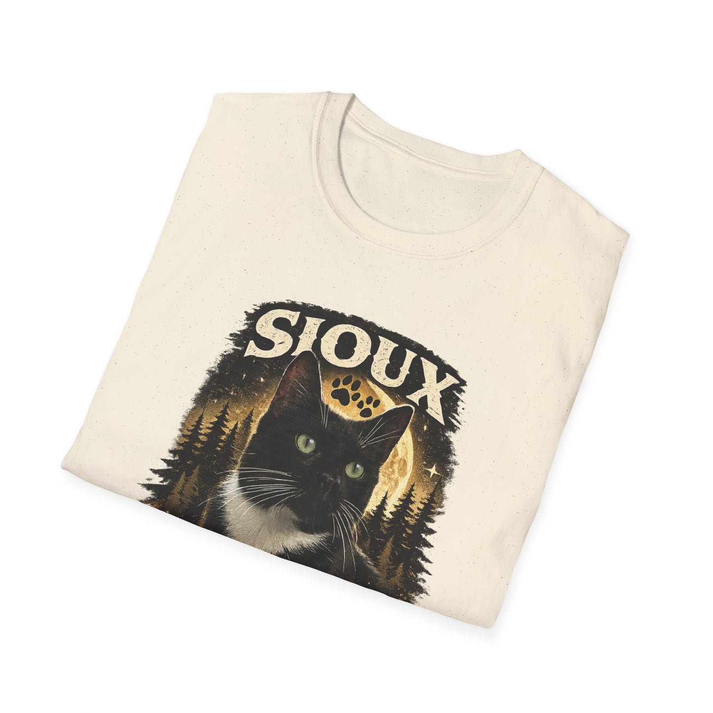 Sioux Blackout Ranch T-Shirt — Vintage Forest Graphic Tee