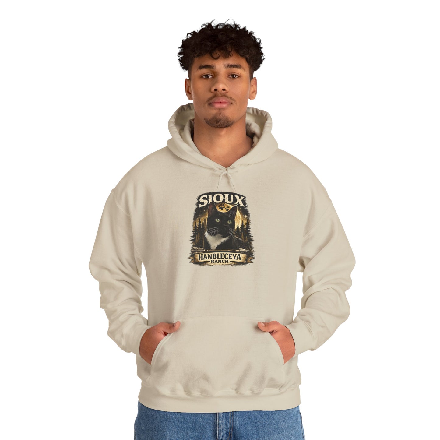 Sioux Blackout Unisex Heavy Blend™ Hooded Sweatshirt