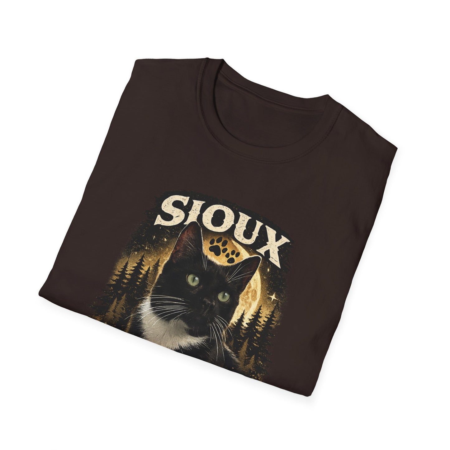 Sioux Blackout Ranch T-Shirt — Vintage Forest Graphic Tee
