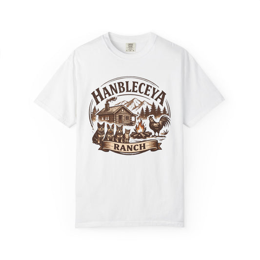 Hanbleceya Ranch - Unisex Garment-Dyed T-shirt