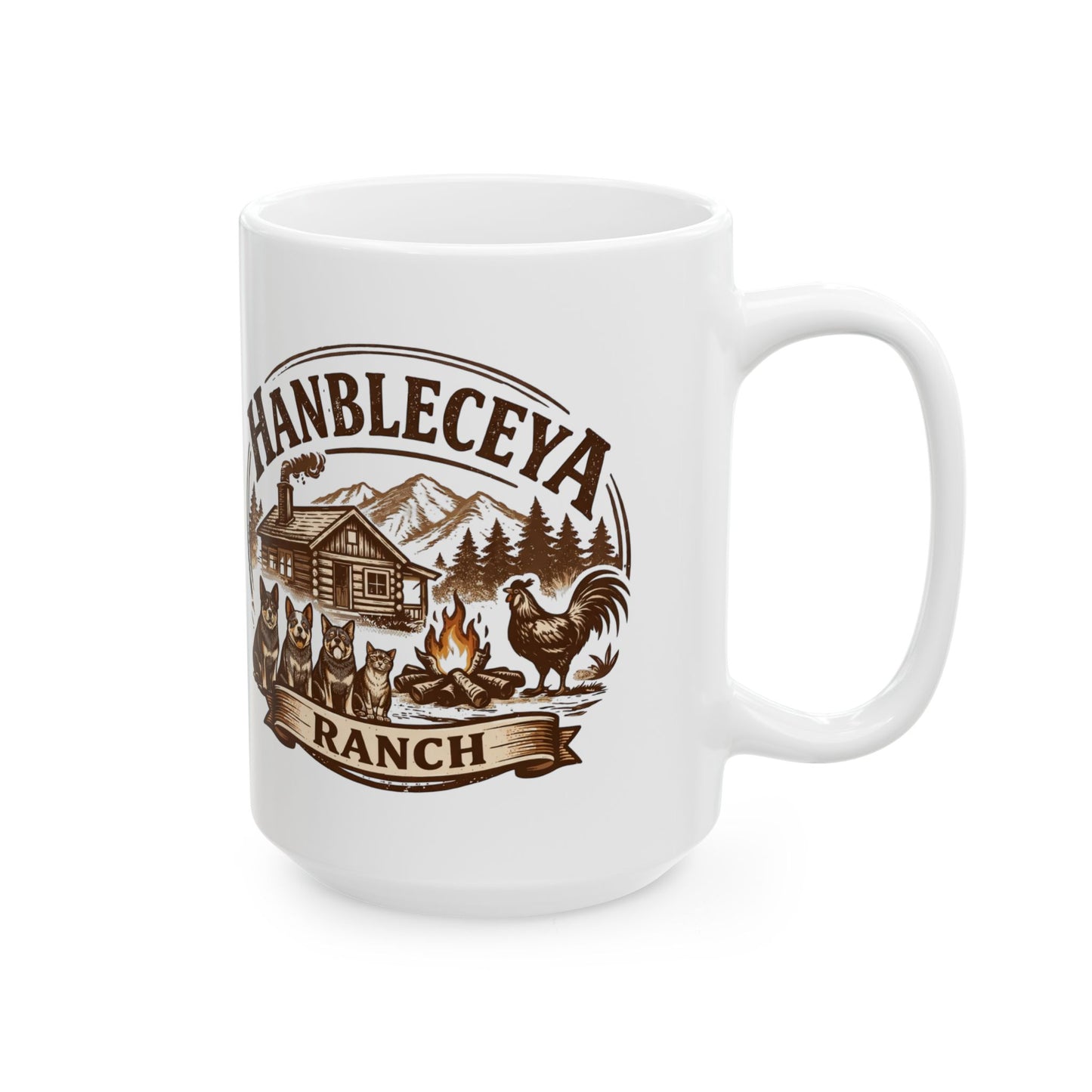 Hanbleceya Ranch - Ceramic Mug, (11oz, 15oz)