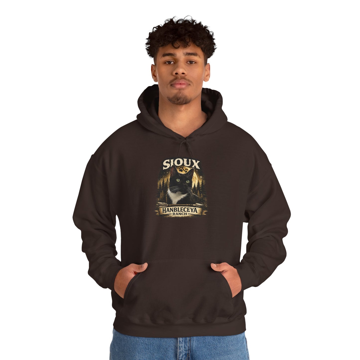 Sioux Blackout Unisex Heavy Blend™ Hooded Sweatshirt