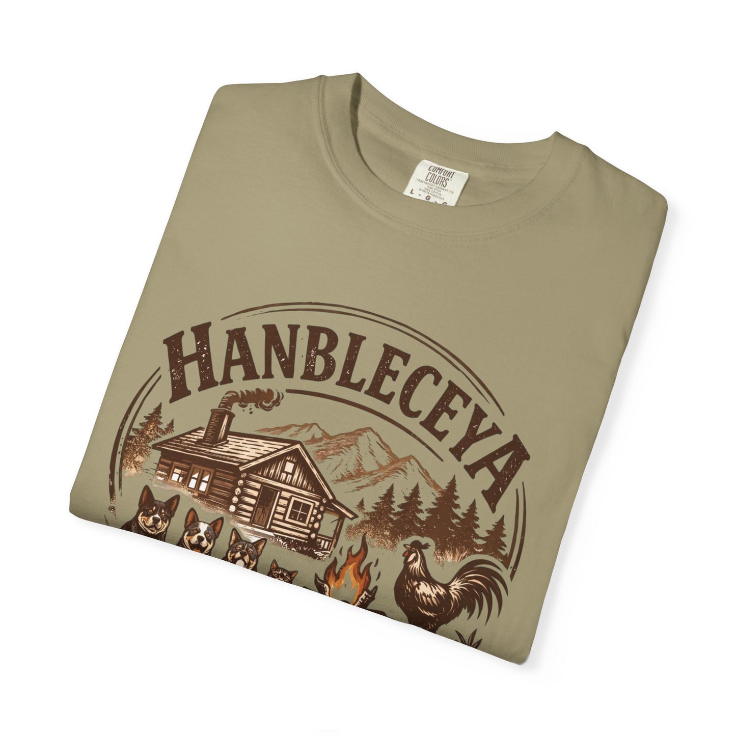 Hanbleceya Ranch - Unisex Garment-Dyed T-shirt