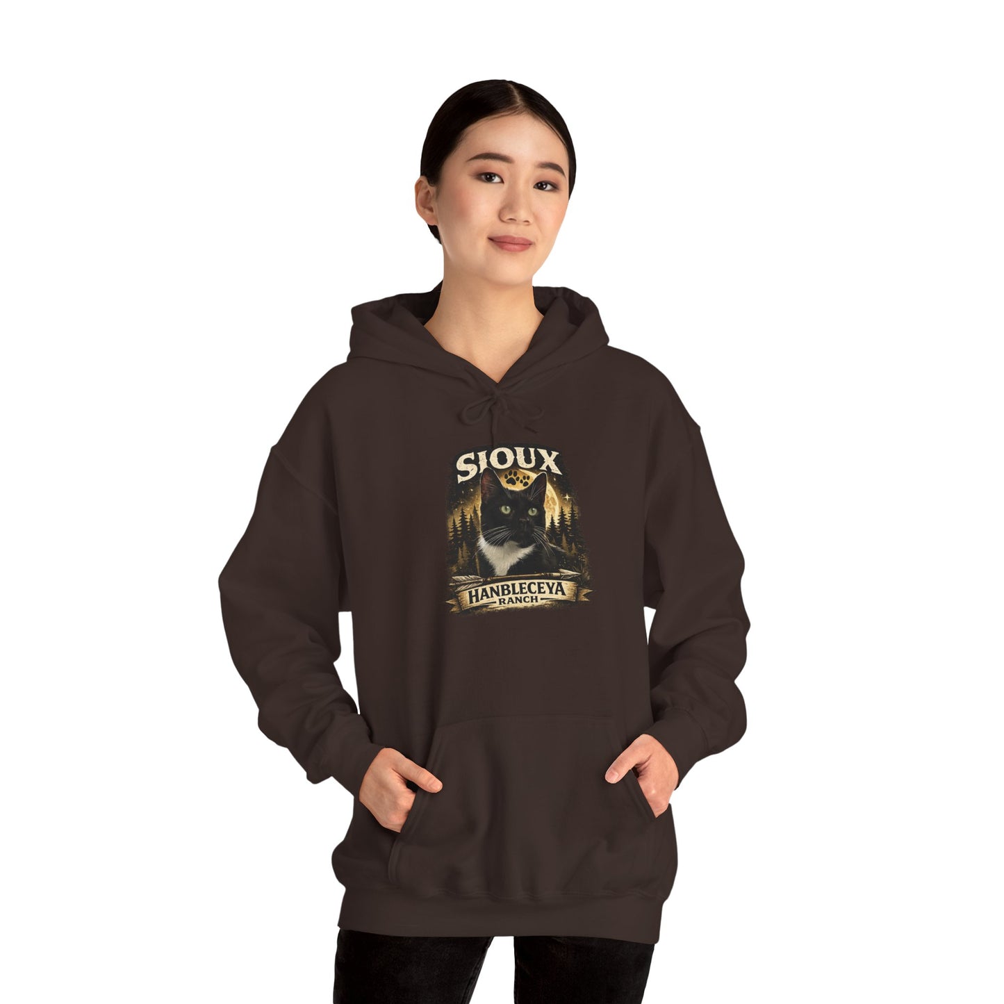 Sioux Blackout Unisex Heavy Blend™ Hooded Sweatshirt
