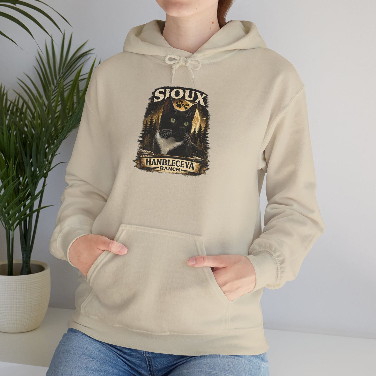 Sioux Blackout Unisex Heavy Blend™ Hooded Sweatshirt