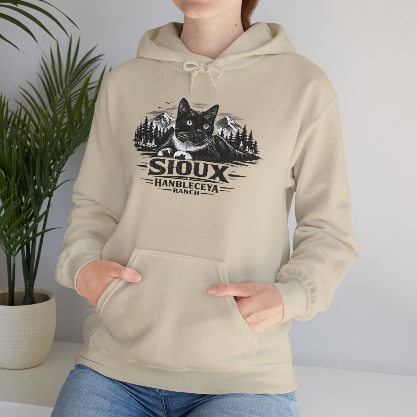Sioux Hoodie – Rustic Forest Graphic Sweatshirt