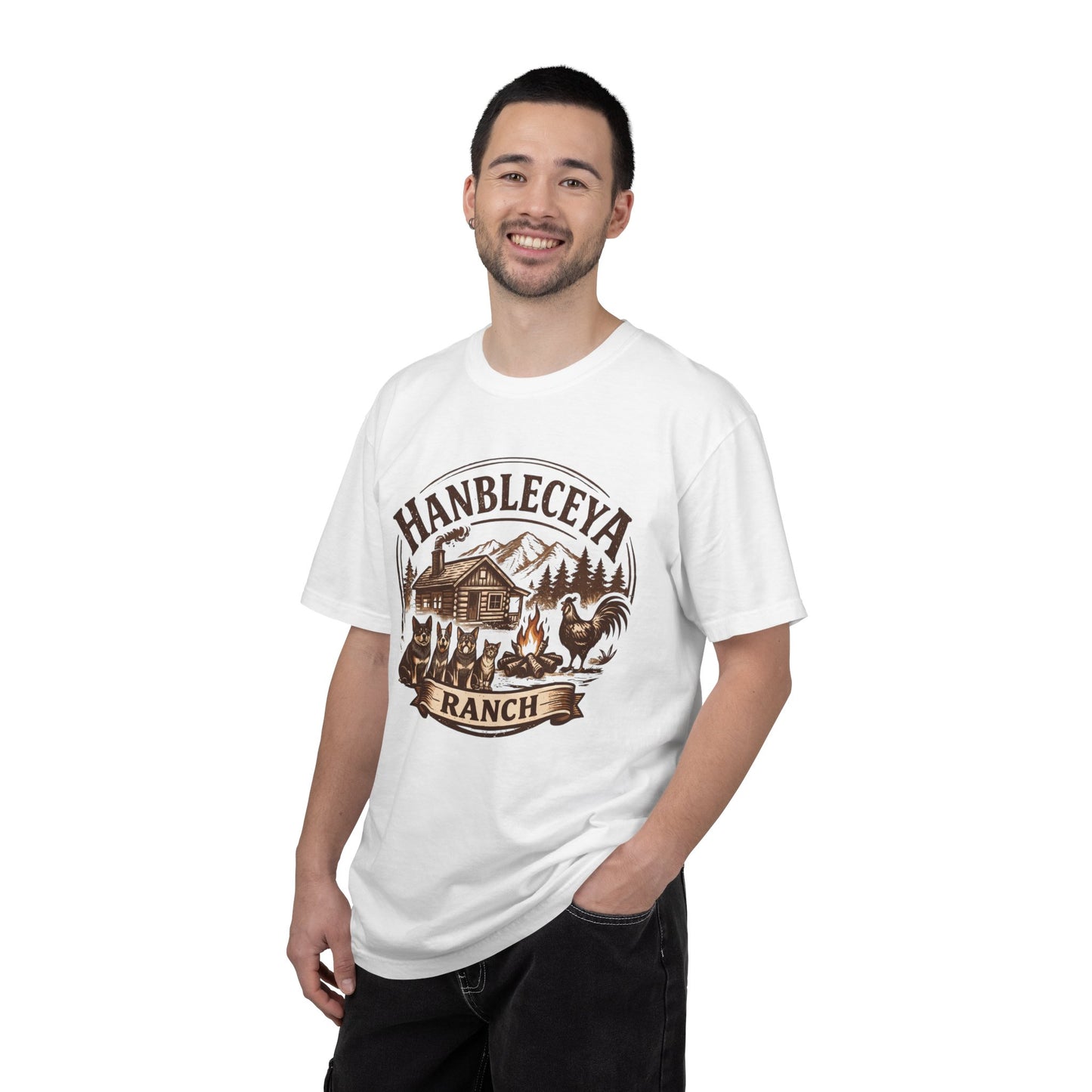 Hanbleceya Ranch - Unisex Garment-Dyed T-shirt
