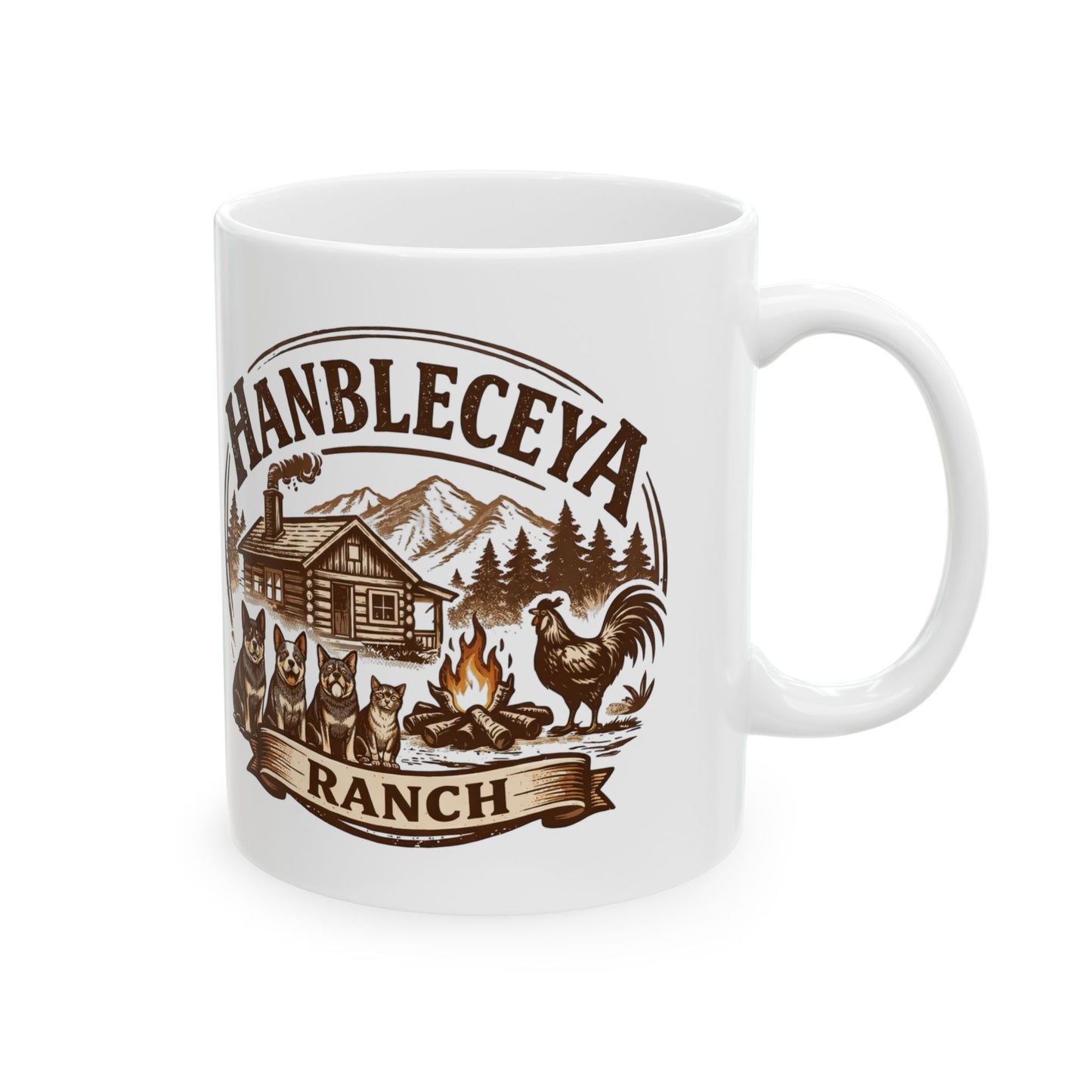 Hanbleceya Ranch - Ceramic Mug, (11oz, 15oz)