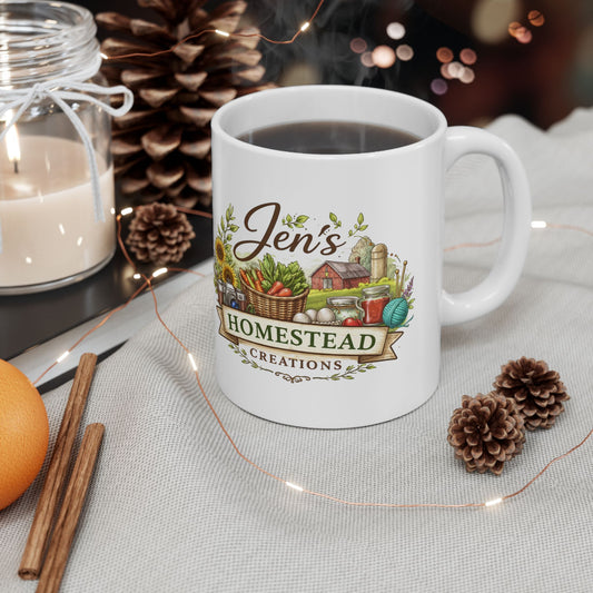 Jen's Homestead Creations - Ceramic Mug, (11oz, 15oz)