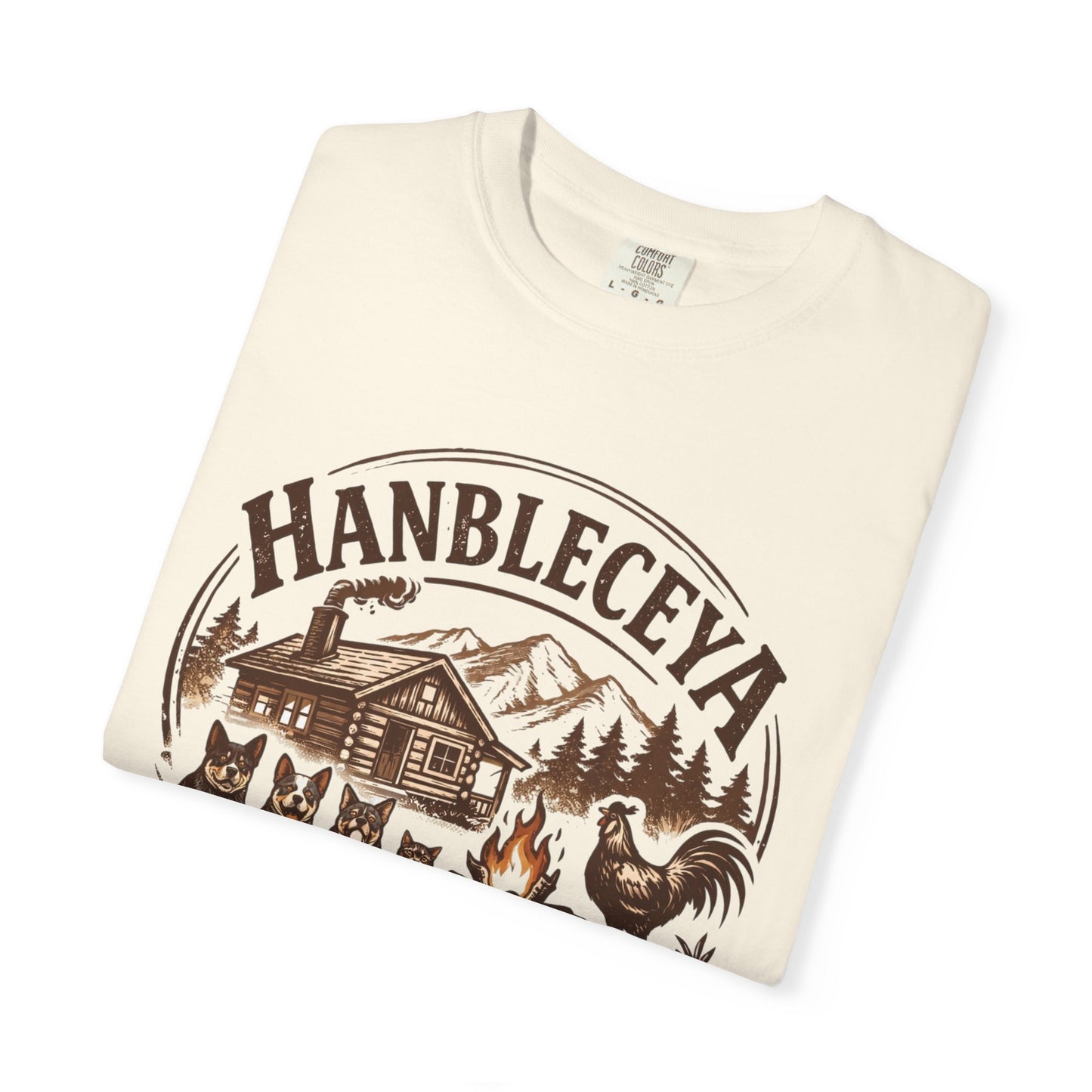 Hanbleceya Ranch - Unisex Garment-Dyed T-shirt