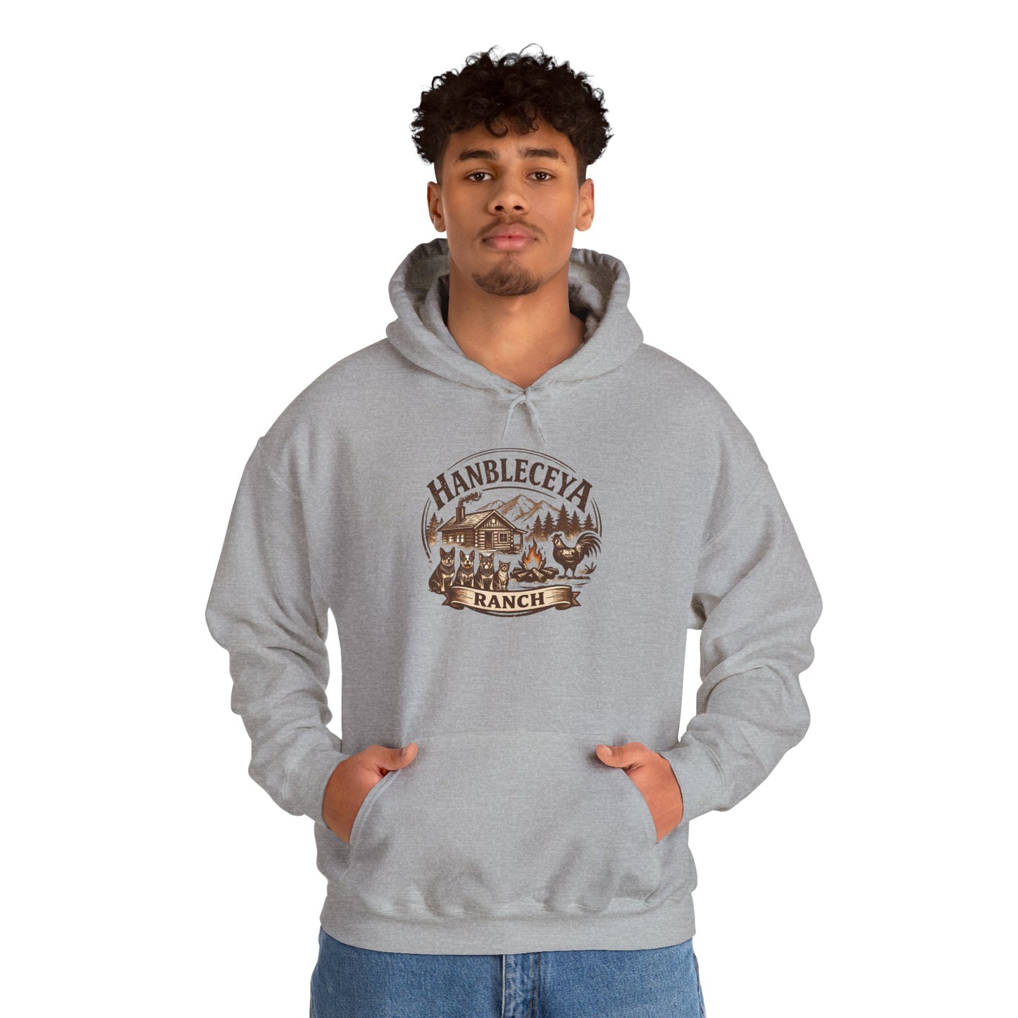 Hanbleceya Ranch Unisex Heavy Blend™ Hooded Sweatshirt