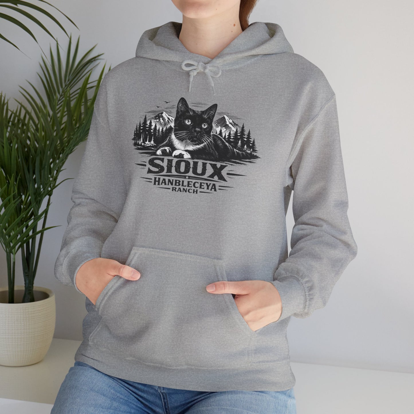 Sioux Hoodie – Rustic Forest Graphic Sweatshirt