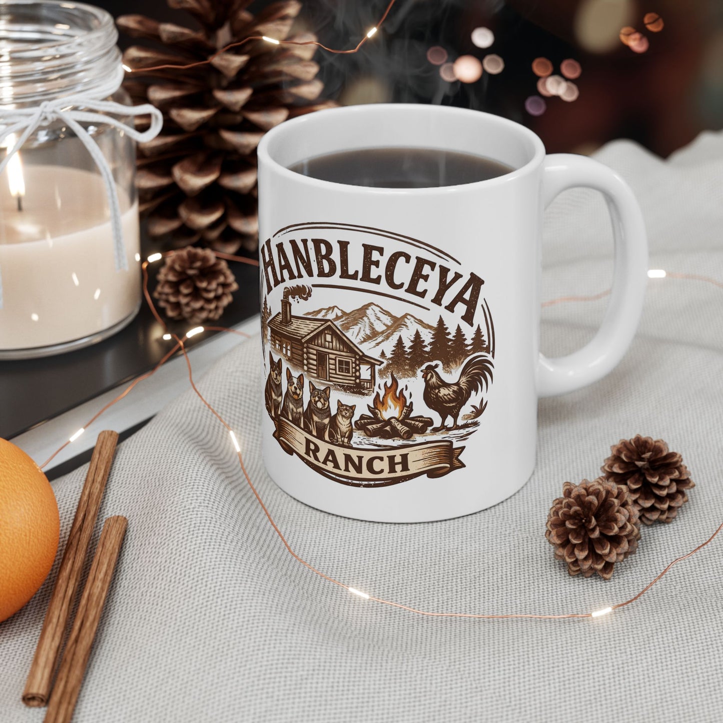 Hanbleceya Ranch - Ceramic Mug, (11oz, 15oz)