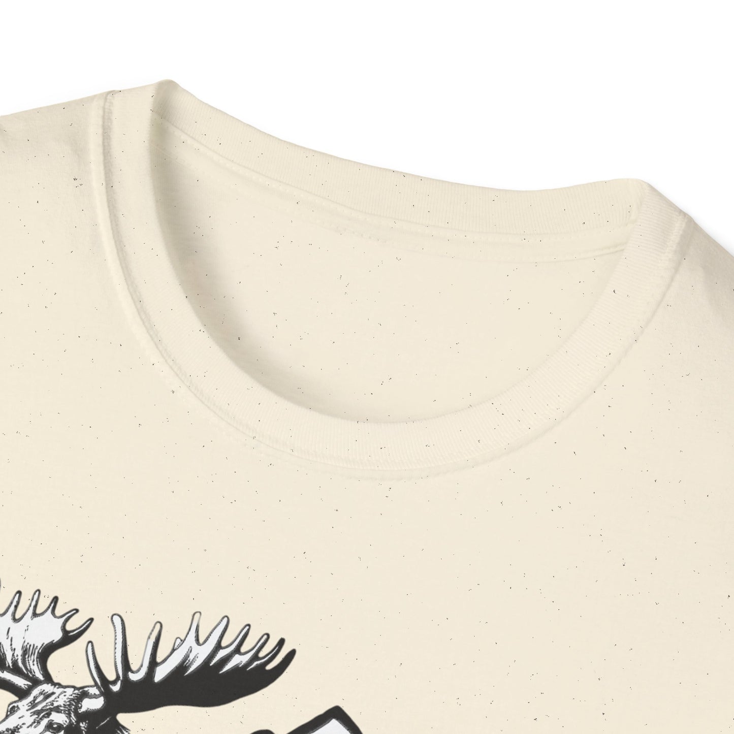 Hanbleceya Ranch - Vintage Moose & Mountain Unisex Softstyle T-Shirt