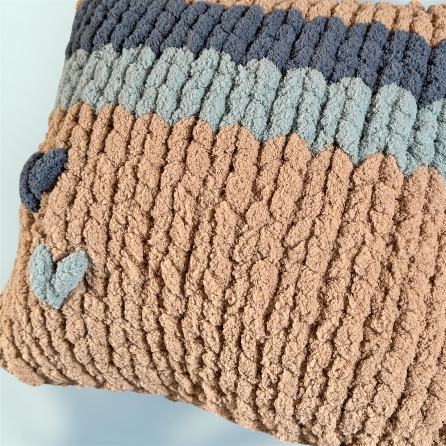 Custom ~16” x 16” Chunky Square Pillow