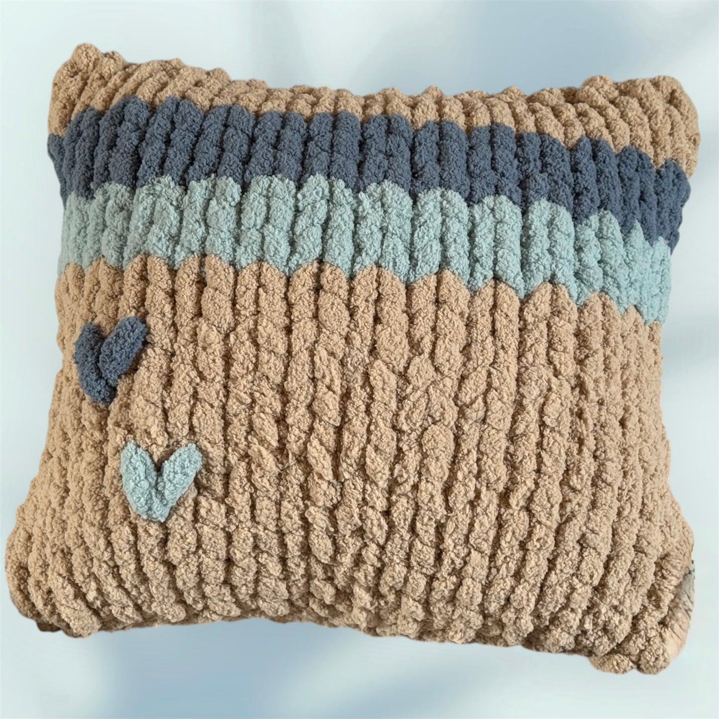 Custom ~16” x 16” Chunky Square Pillow