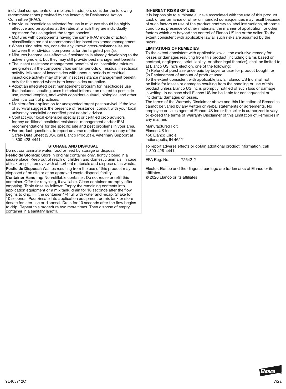 Elector PSP ~ Lice & Mite Treatment for Chickens
