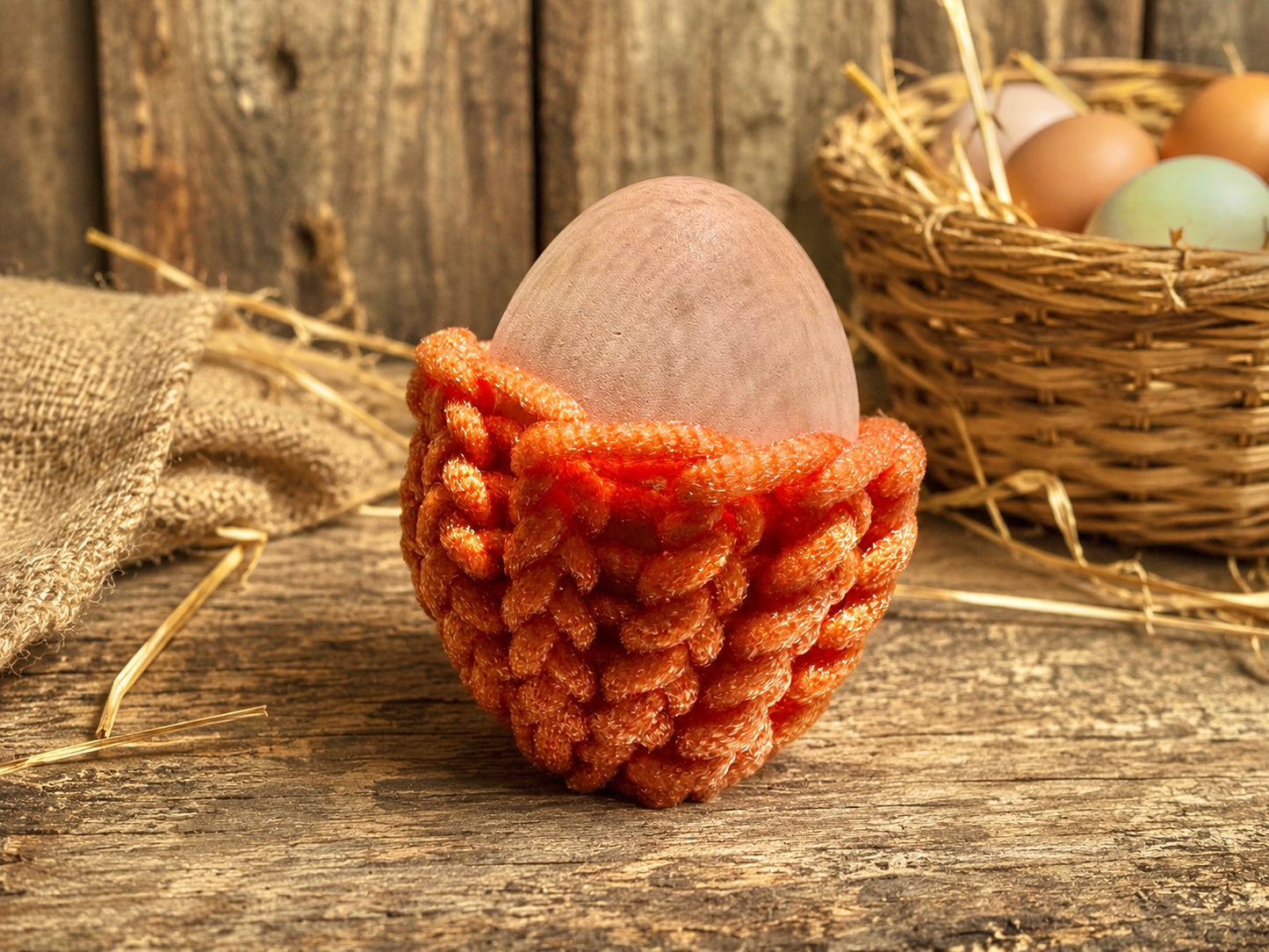 Farm Fresh Egg Scrubbie