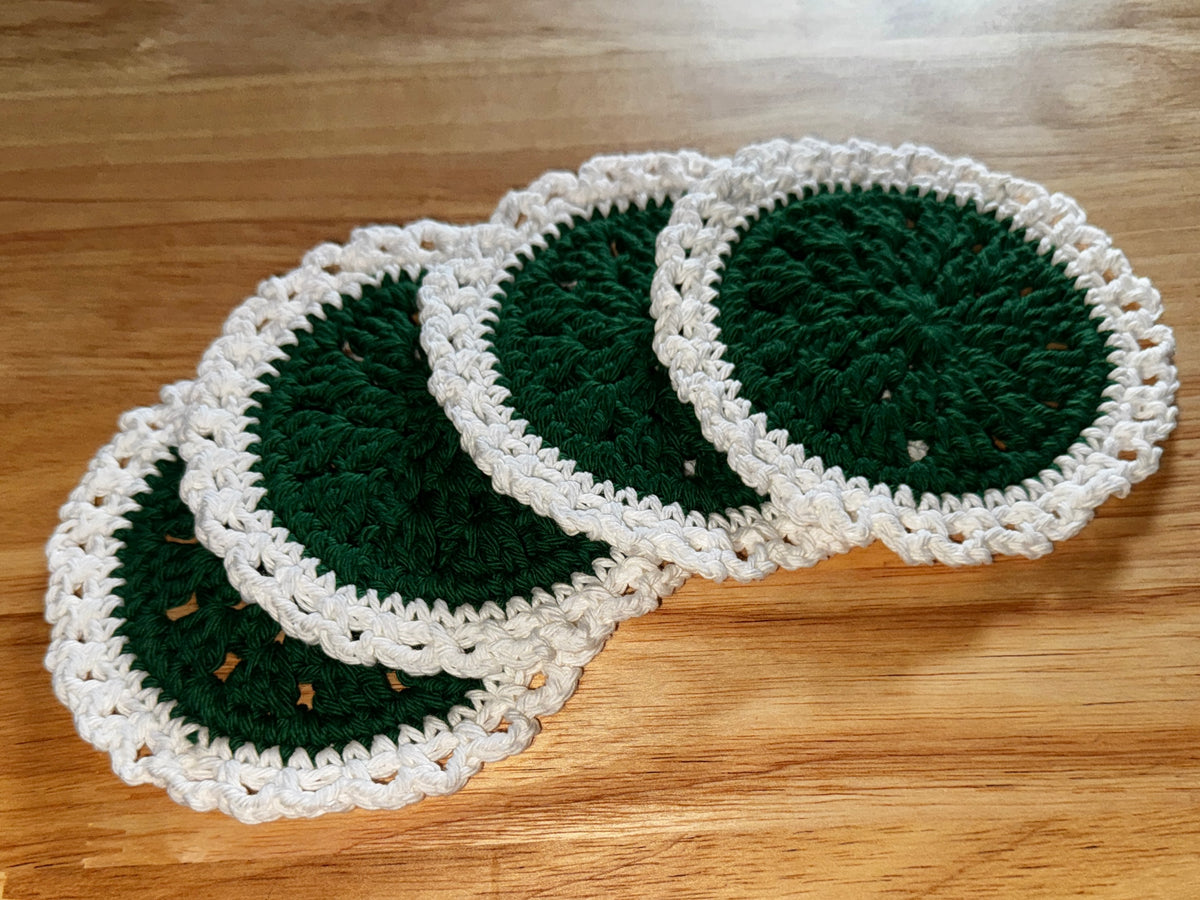 Homestead Hearth Crochet Coaster Set