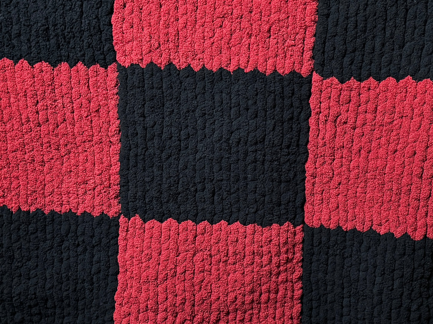 Handmade Custom Maine Cabin Fever Tight-Knit Chunky Throw Blanket ~40 x 60