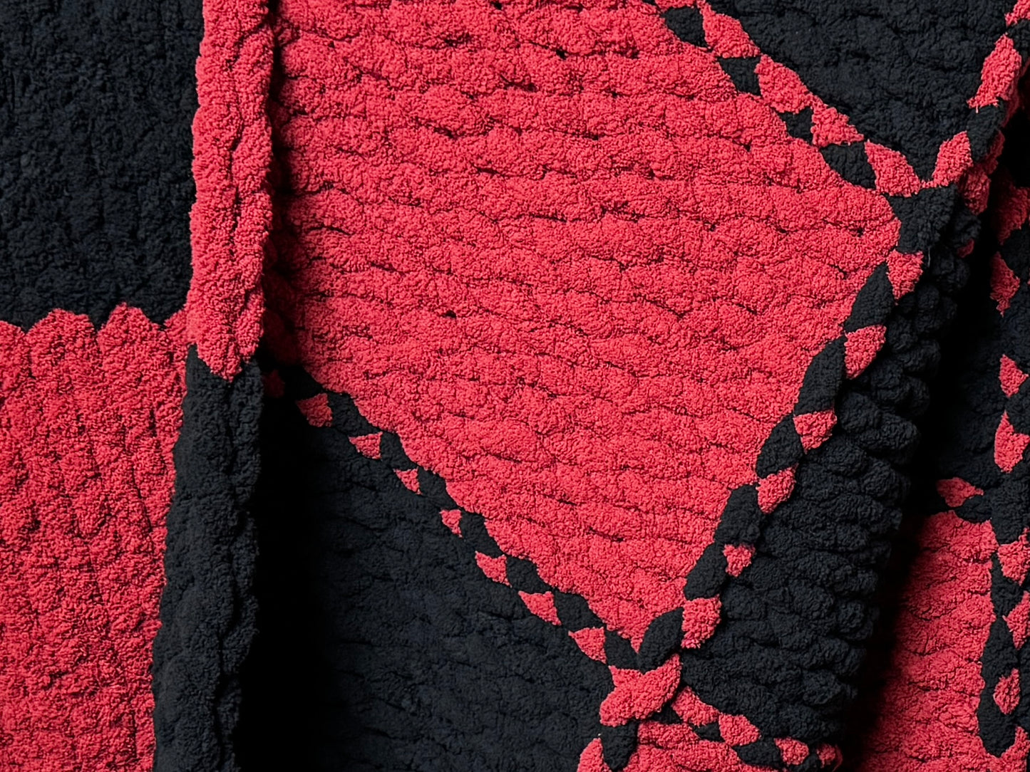 Handmade Custom Maine Cabin Fever Tight-Knit Chunky Throw Blanket ~40 x 60