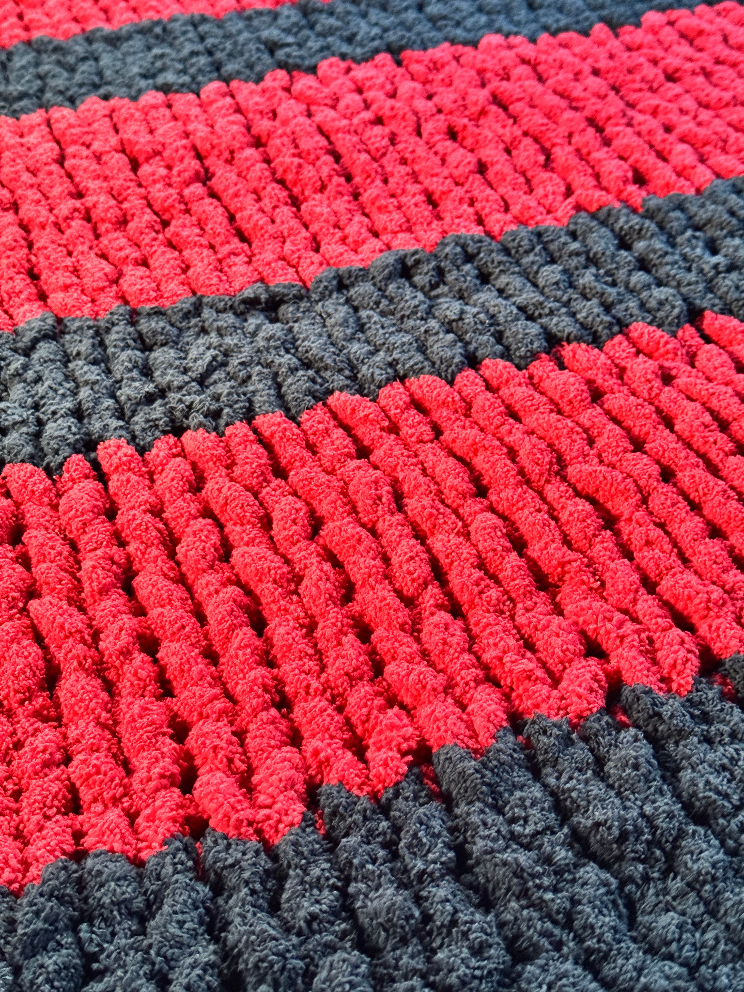 Hot Handmade Tight Knitted Afghan Blanket