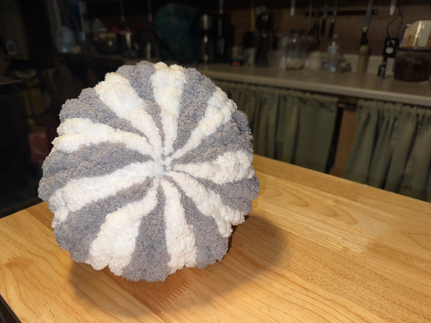 Chunky Holiday Candy Decorative Pillow