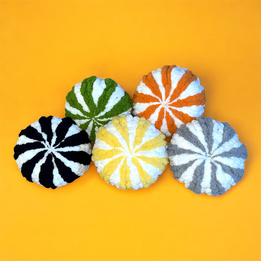 Chunky Holiday Candy Decorative Pillow