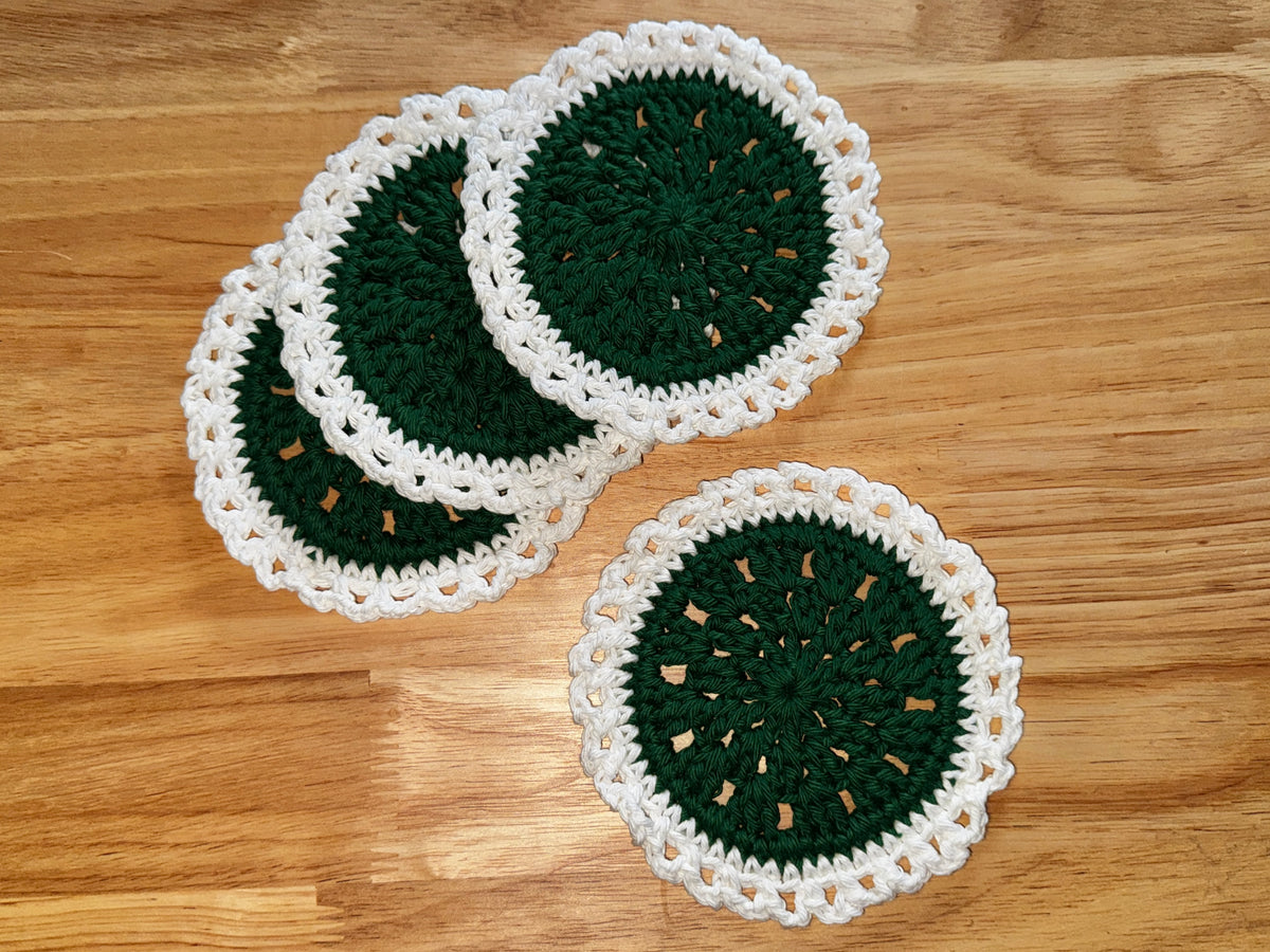 Homestead Hearth Crochet Coaster Set